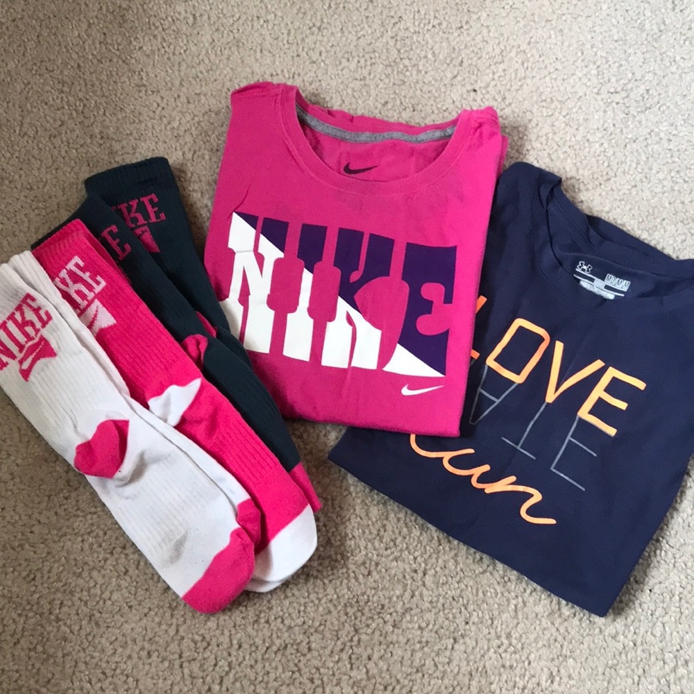 WORKOUT T-SHIRT BUNDLE - NIKE & UNDERARMOUR